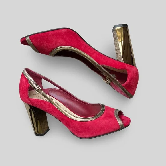 Cole Haan Suede Pumps - Picture 2 of 9